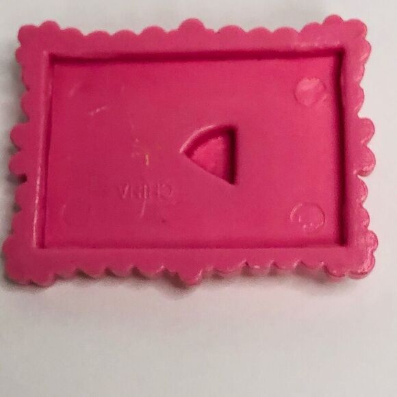 fisher price loving family doll house food tray pie pink replacement vintage - Picture 4 of 4